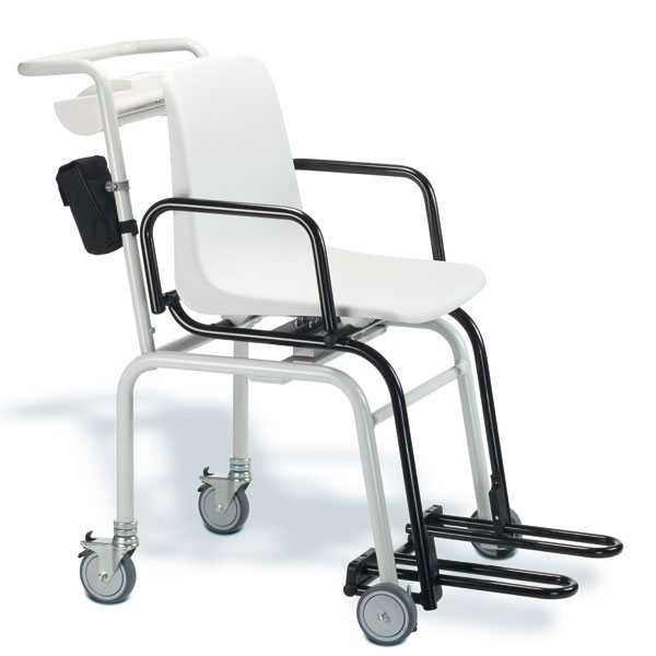 Funkfähige Stuhlwaage mit feiner Teilung zum Wiegen im Sitzen > seca 959
