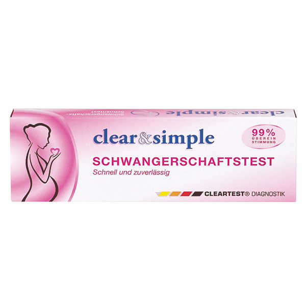 Clear & Simple Midstream HCG Schwangerschaftstest